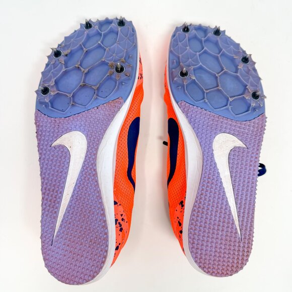Nike Zoom Rival D 10 ‘Bright Mango' Track SPIKES Running Shoe Women's Size 5 - Picture 8 of 11